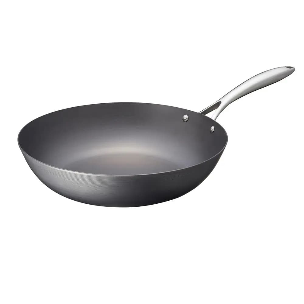 Padella Super Iron, Wok, 13,0 pollici 33 cm, Nera