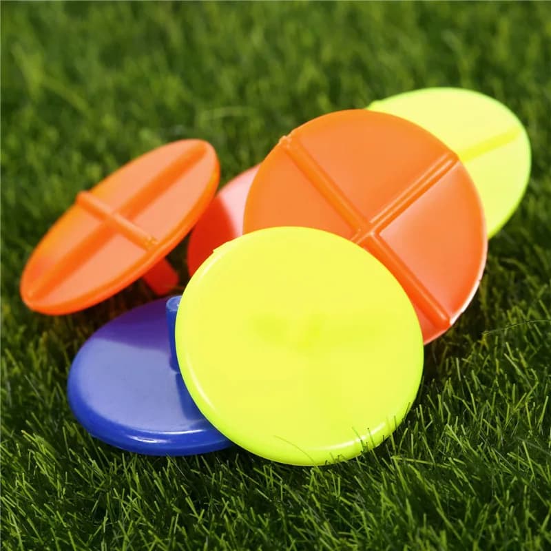 New 100 Pack Round Cross Plastic Golf Ball Position Marker Assorted Markers Mark Golf Accessories Free shipping