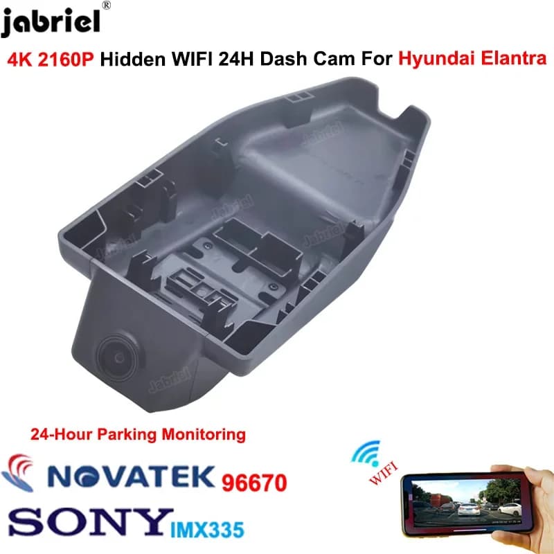 4K Dash Cam Auto Dvr Photographics Wifi 2160P Video recorder 24H Paking monitor for Hyundai Lafesta Per Hyundai Sonata dn8 2020 2021