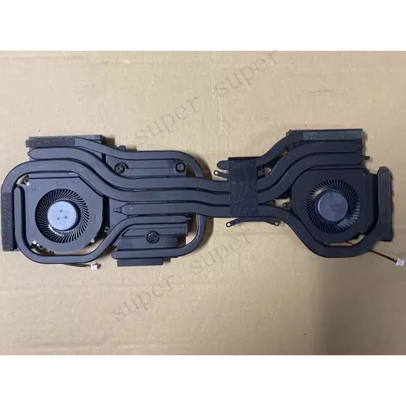 S+ New CPU GPU Heatsink with Fan For MSI Raider GE68 Vector GP68HX Laptop N509 N510