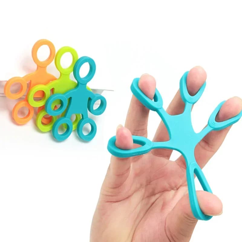 Finger Grip Gymnastic Silicone Ring Antistress Stretch Barella Fitness 3 Levels Sensory Toy for ADHD Autism