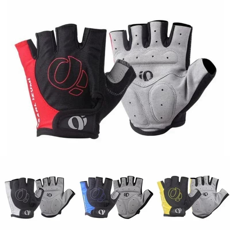 Cycling Gloves Mezze Dita | Estivi Bike Gloves with Anti-slip Silicone Palm, Breathable and Ammortizer for Mountain Bike and Gym
