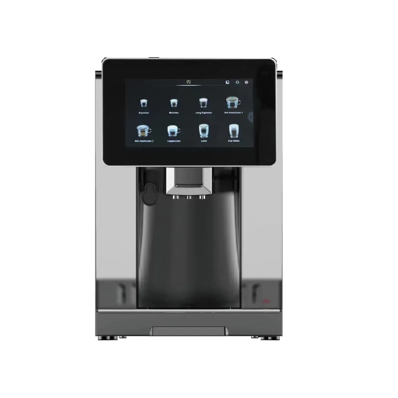 7" HD Touch Screen Fully Automatic Coffee Machine with 19 Bar ULKA Pump 20+ Beverages Espresso Maker for Office Commercial