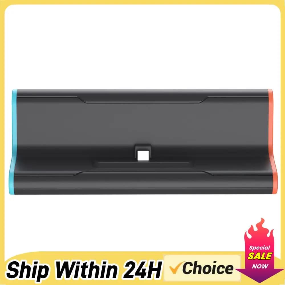 Per Switch 2 TV Dock Station con 4K compatibile HDMI/Porta Type C/Porta USB/Docking station di ricarica da 100 W per Switch 2