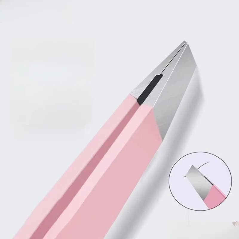 Professional Precision Pliers for Peli Removal, Barba Trimmer, White Peli Removal Tool, High Precision Eyebrow Grips