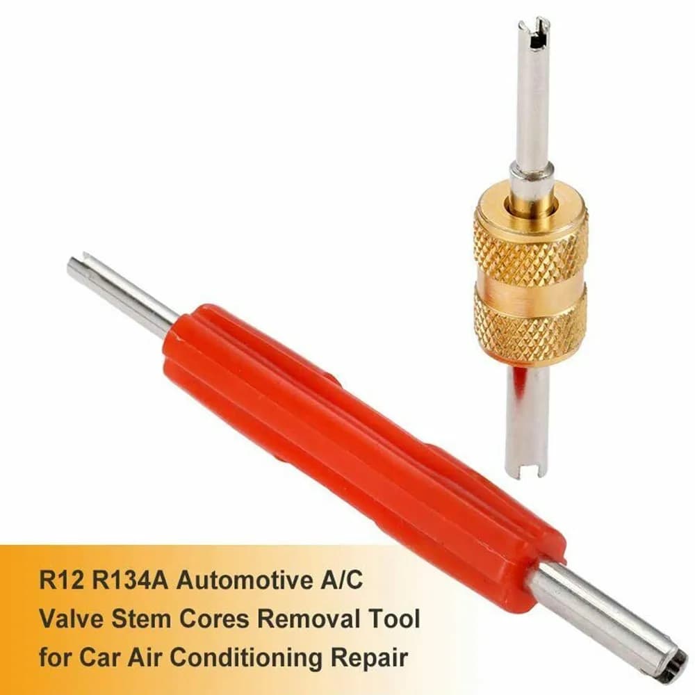 Car Tire Valve Core Stems Remover Screwdriver Auto Truck Bicycle Wheel Repair Install Remove Tool Car Styling For R134 R12 AC