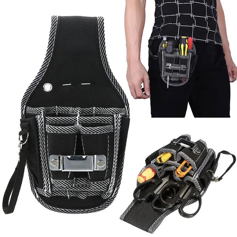 Electrician Life Pocket Tool Bag Belt Bag for Screwdriver Case for Kit Cal