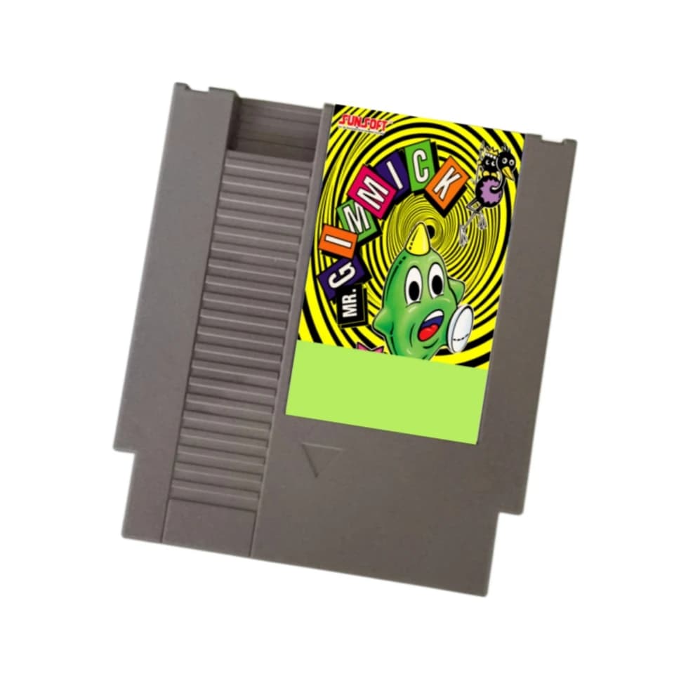 Mr. Gimmick!(Full Sound) cartuccia di gioco inglese per scheda di videogiochi NES Console 72pin