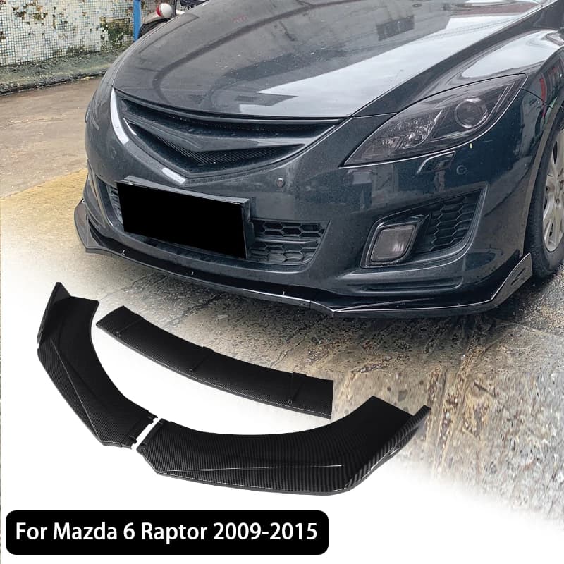 Kit Carrozzeria per Mazda6 GH 2009-2015 2012, Spoiler Paraurti Anteriore, Protezione Sottoscocca, Diffusore, Deflettore, Accessori Esterni Auto