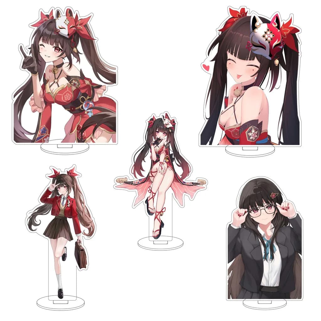 16CM Anime ‌Honkai: Star Rail Sparkle Kafka Firefly Cos Acrylic Figure Stand Ornaments Desk Decor Cute Exquisite Gifts