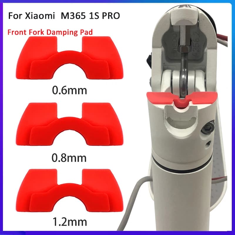 3 pz Set Forcella Anteriore Smorzamento Pad per XIAOMI Scooter Elettrico M365 1S PRO Gomma Shake Riduttori Piega Cuscino Accessori Parti