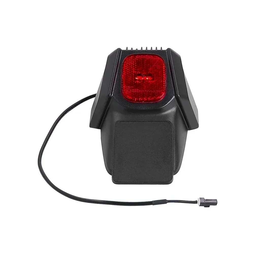 Rear Mud Guard Assembly With LED Brake Light For Ninebot Electric Scooter Red Plastic Mudguard Replacement Part Accessories
