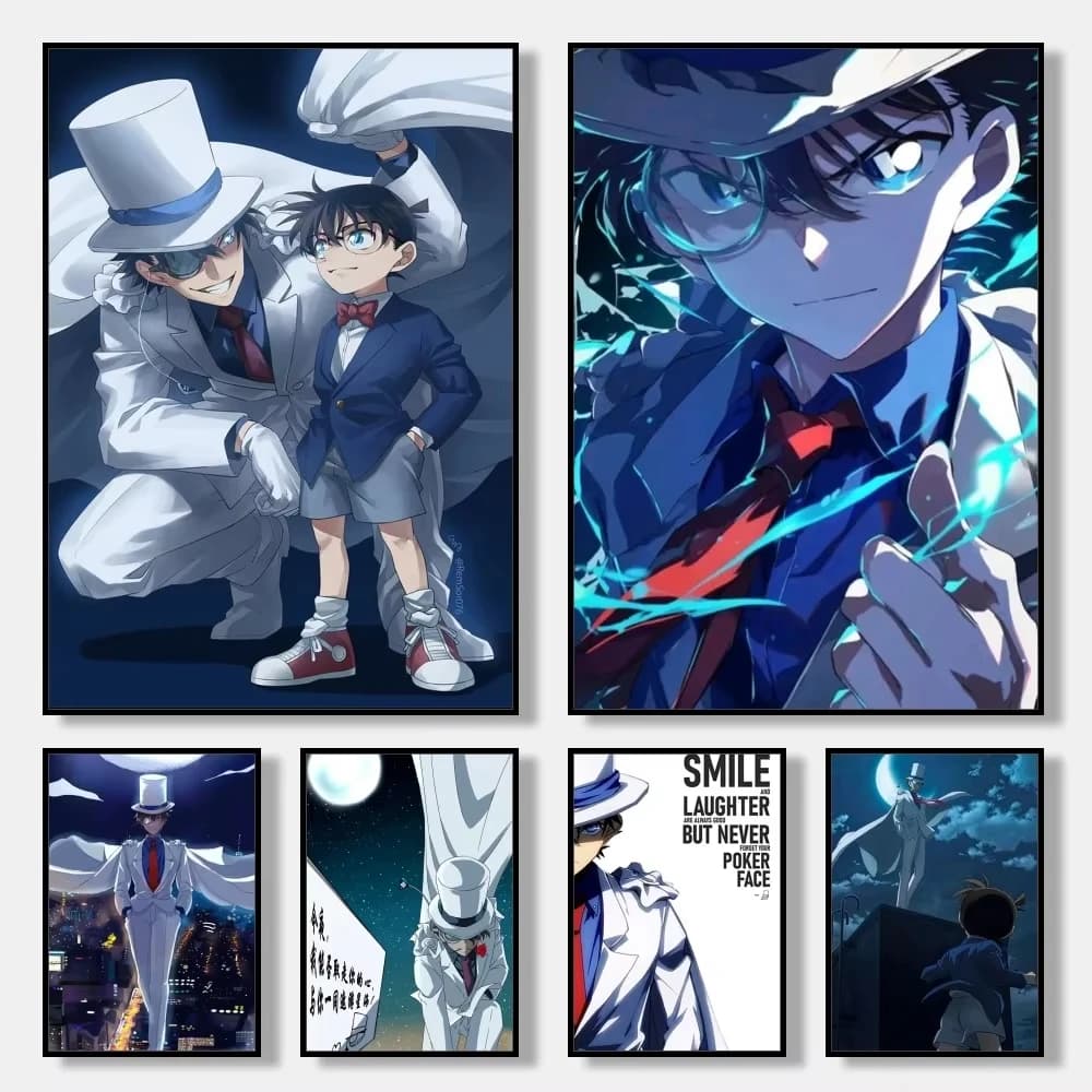 Anime Kaitou Kid Detective Conan Kaito - Detective Conan Pittura Diamante 5D Ricamo a Punto Croce Artigianato Decorazione Casa Regalo