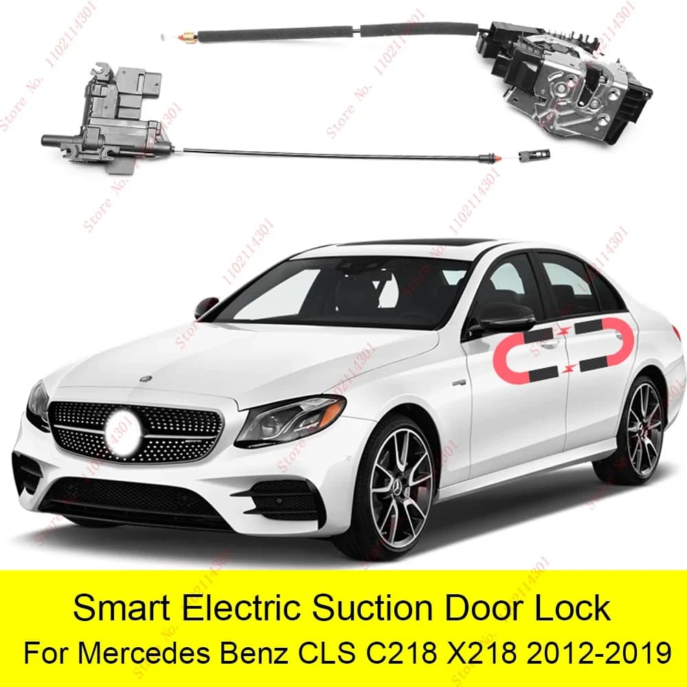 Smart Auto Electric Suction Door Lock for Mercedes Benz CLS C218 X218 12-19 Automatic Soft Close Door Super Silence Vehicle Door