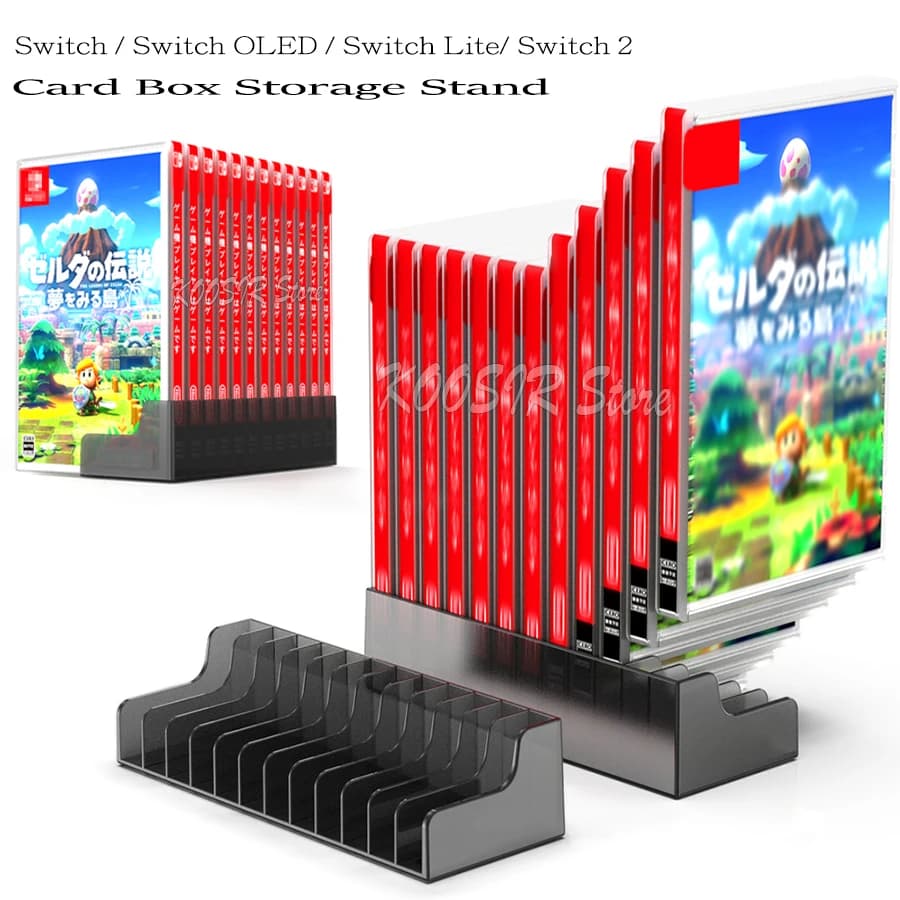 Nuovo Nintendoswitch SwitchOLED Carte da gioco Scatola di supporto Custodia da tavolo Staffa di supporto per Nintendo Switch OLED Accessori