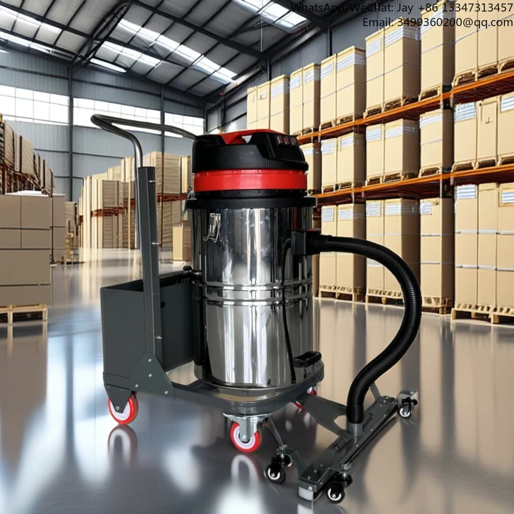 Aspirapolvere Industriale da 3600W con Grande Potenza di Aspirazione, Secchio Rimovibile, Collettore di Polvere