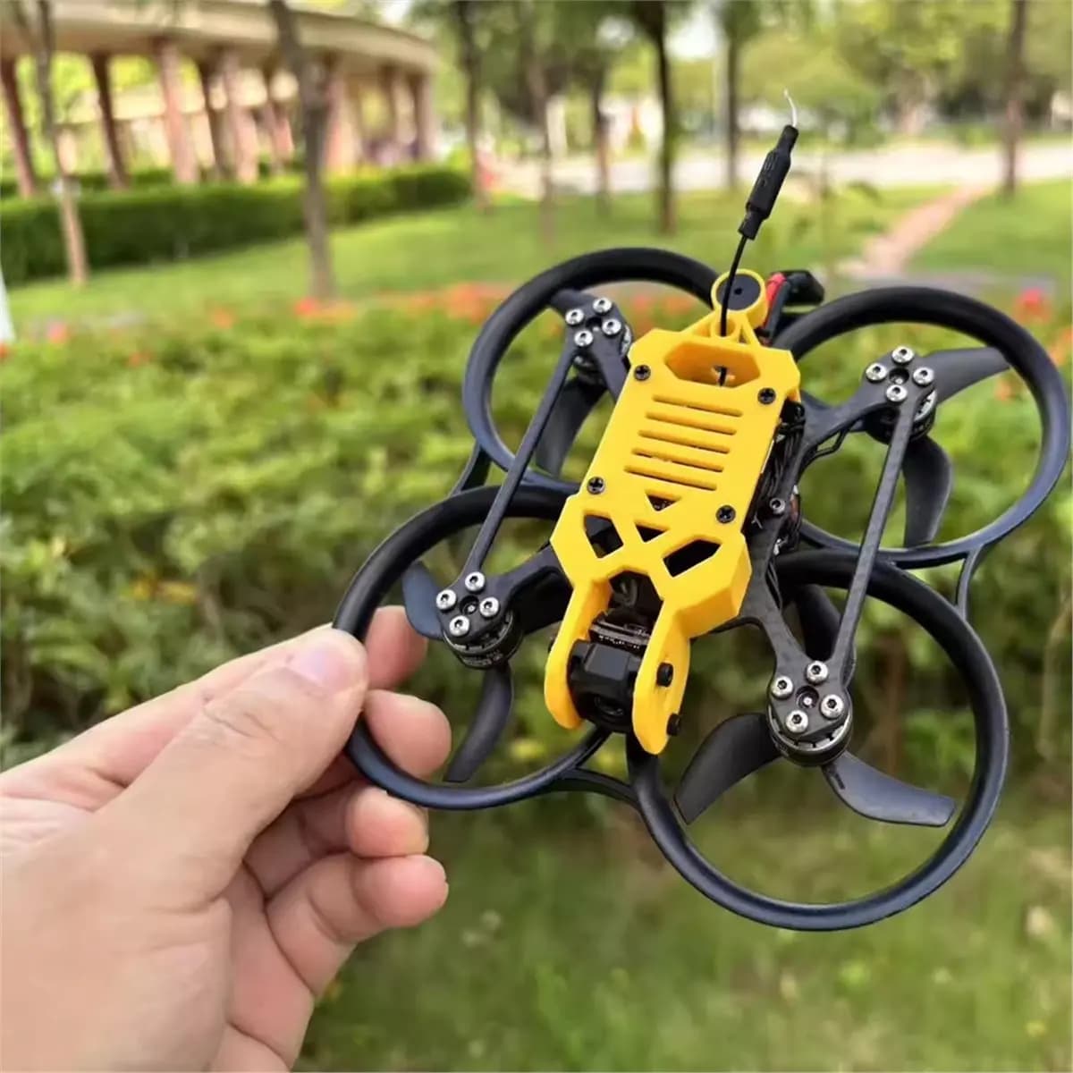 FPV Drone Video Transmitter Mount Hollowed-Out Design Bracket for O4 Air Unit Lite for Pavo 20 Pro