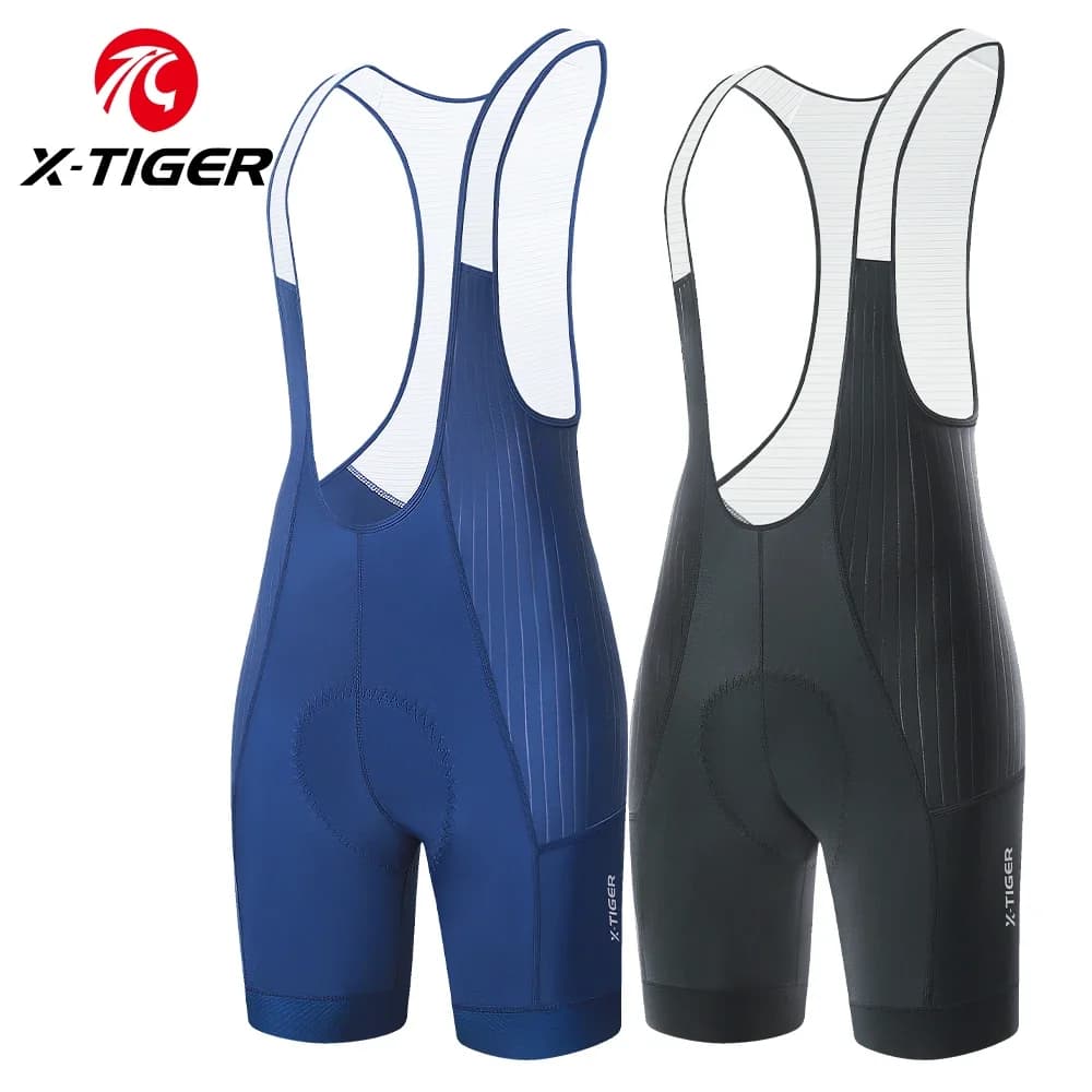 X-TIGER Professional cycling shorts for men Summer cycling shorts in breathable and fresh mesh Shorts with high density foam paddles