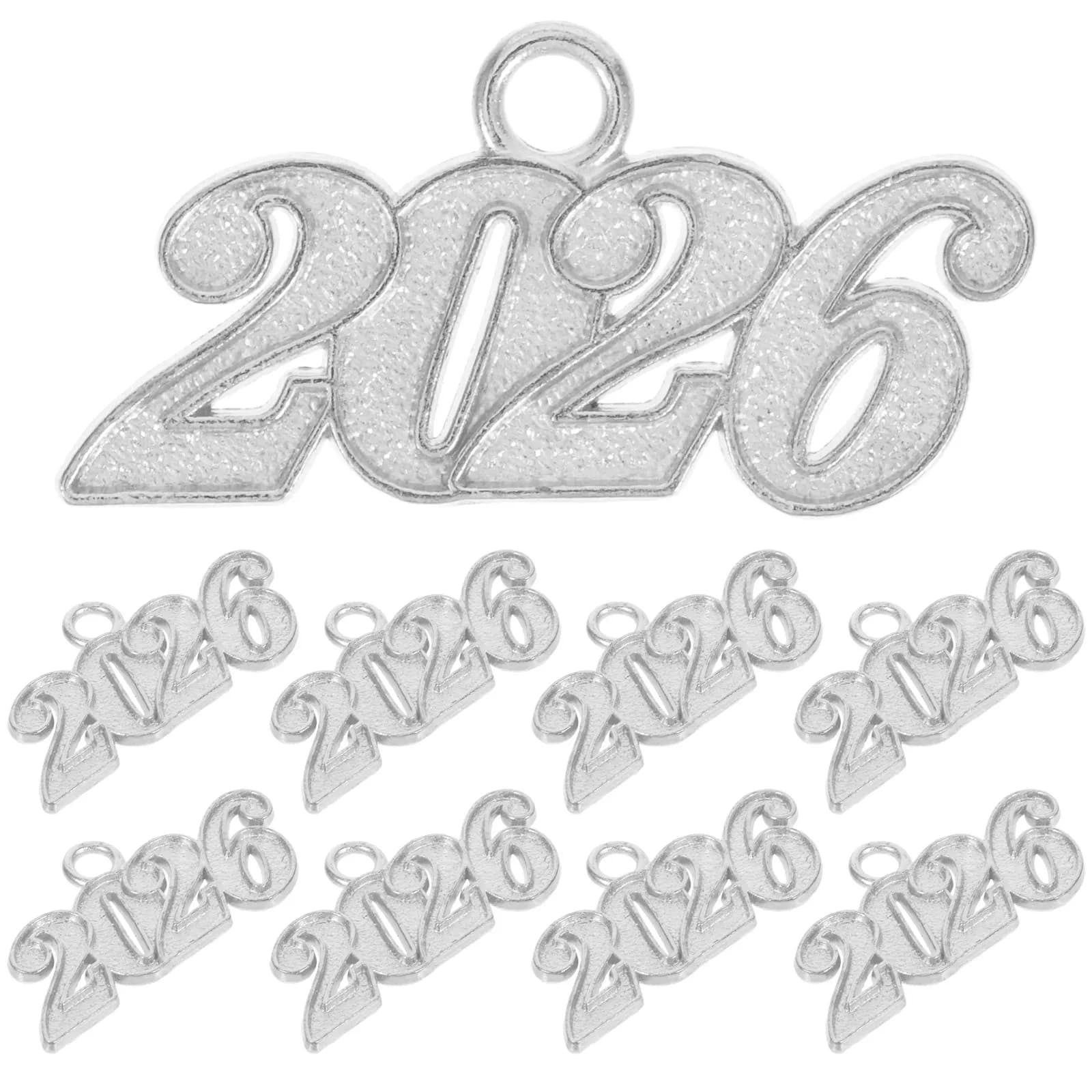 50 Pezzi Ciondoli Eleganti con Numero 2026 per Tocco di Laurea, Collane, Orecchini, Accessori Fai da Te per Gioielli di Laurea