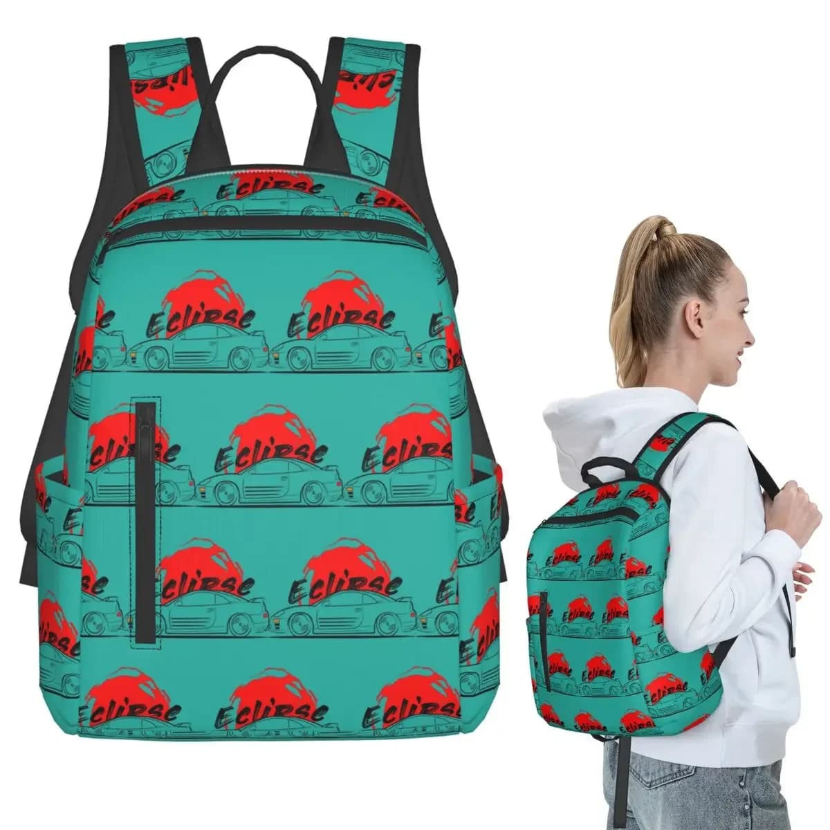 Eclipse 3 3G ECLIPSE Backpack Student BookBag Kids School Bag Computer Shoulder Bags Boys Girls