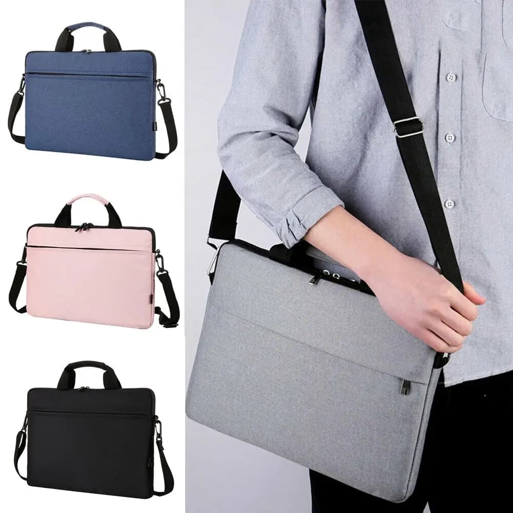 Fashion Ultra Thin Shockproof Large Capacity Laptop Sleeve Case Shoulder Bag Notebook Cover Laptop Handbag For HP Dell Lenovo