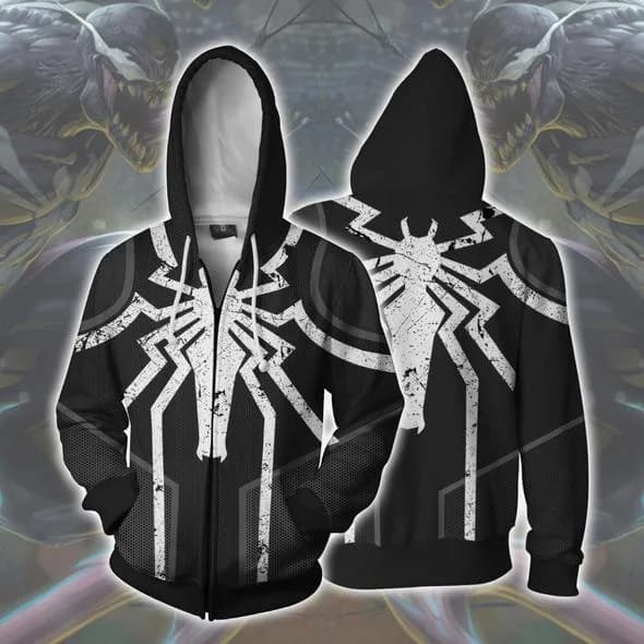 New Style Shizhou 3-zipper Hooded Sweatshirt For Men