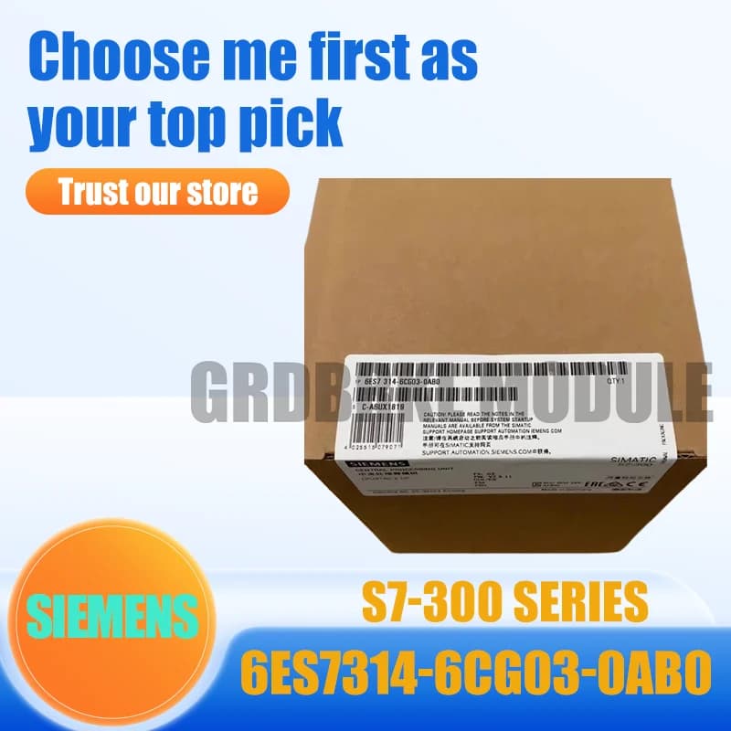 Nuovo Modulo Controller PLC SIEMENS 6ES7314-6CG03-0AB0 6ES7 314-6CG03-0AB0 S7-300 Originale