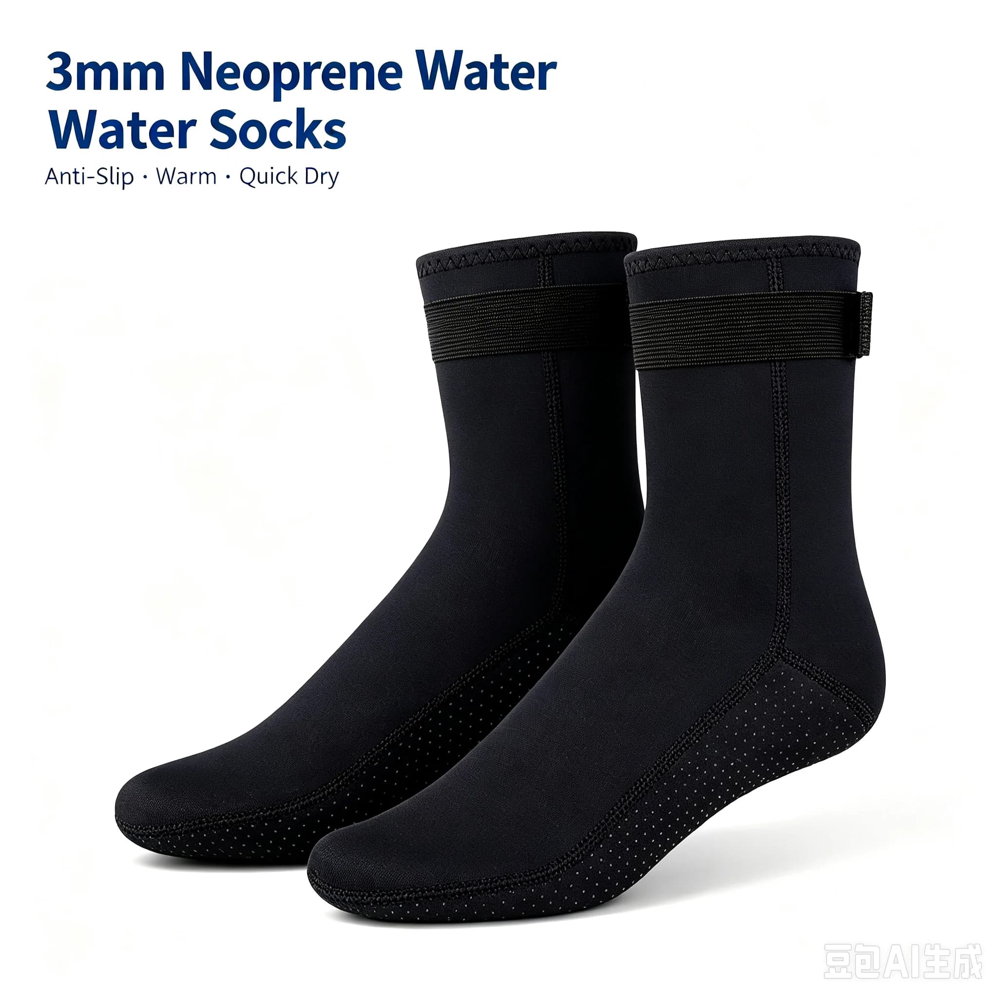 3MM Neoprene Diving Socks Anti‑Slip Wear‑Resistant Thermal Warm Swim Socks Snorkeling Surfing Beach Water Sports