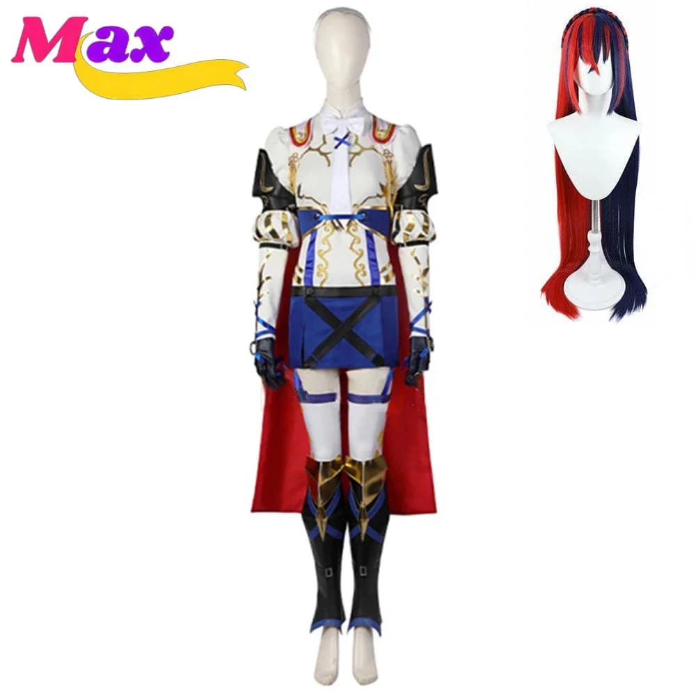 Max Cos Anime Engage Costume cosplay femminile Alear Set completo realizzato su misura per Halloween