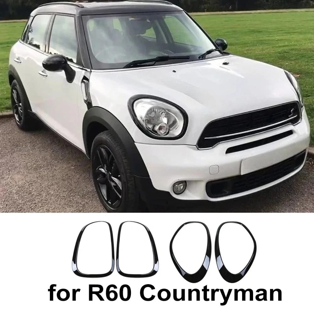 Car Headlight Frame Cover For Mini Cooper One JCW R60 Countryman Rear Lamps Frame Ring Case Stickers Car-styling Accessories