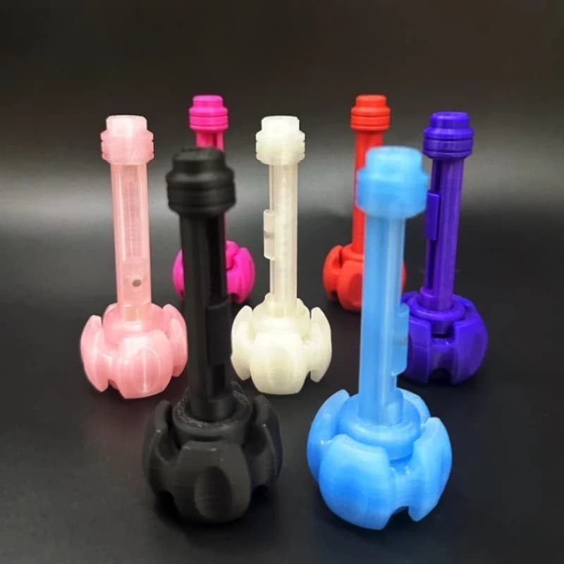 Cursore meccanico Fidget Spinner Roller Carta di spinta magnetica Punta delle dita Trottola Punta superiore EDC Giocattolo antistress sensoriale Anti ansia