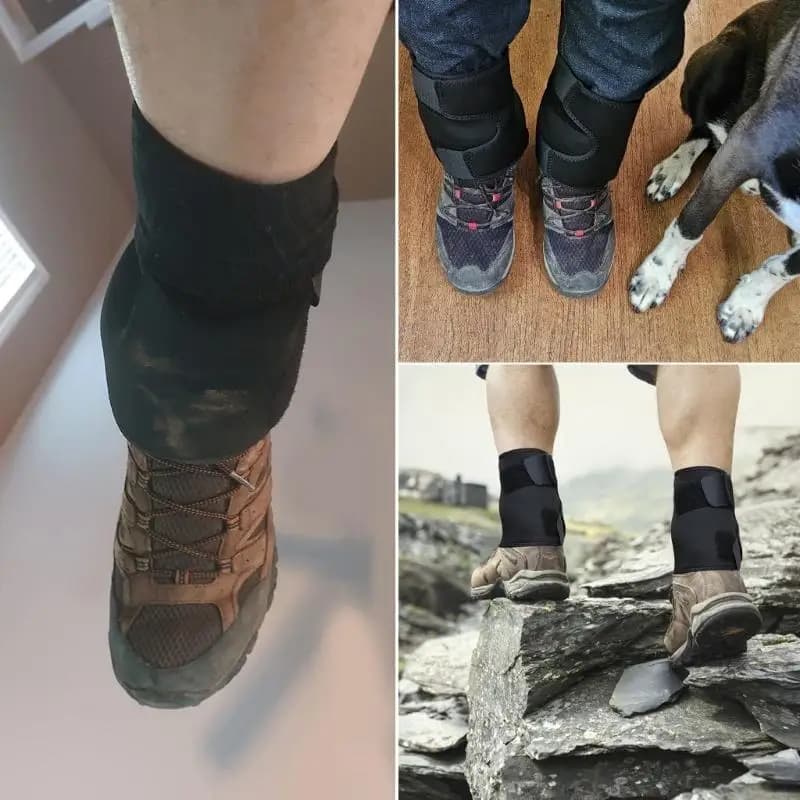 ghetta leggera alla caviglia impermeabilizza le ghette delle scarpe per corsa all'aperto