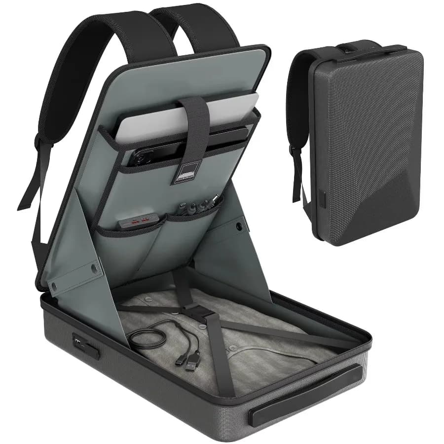 Mini Bag Backpack with Bracket Power Adapter - Accessories Anti-theft Outdoor Travel Bag