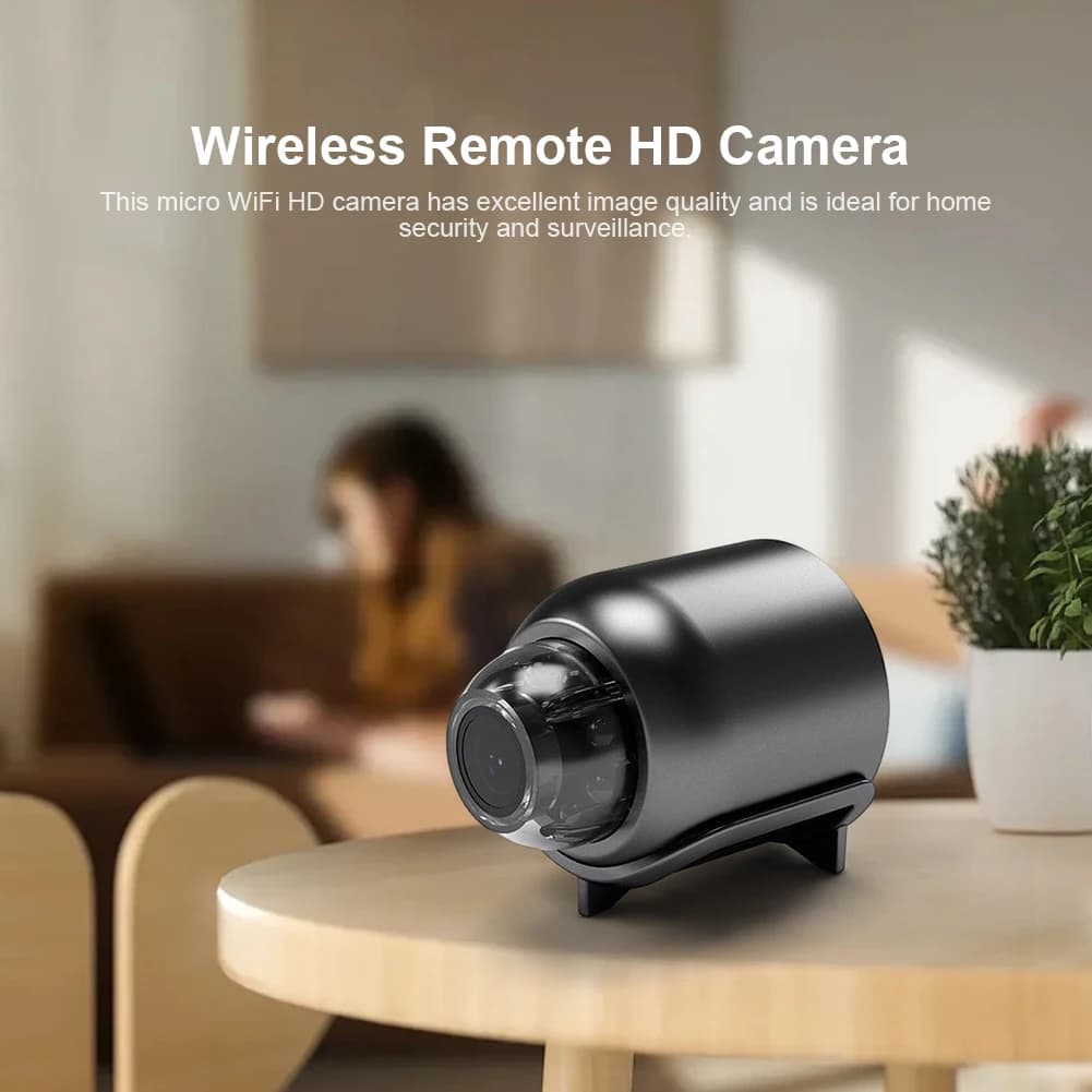 720P/1080P HD Wireless WiFi Camera Night Vision Security Video Camera Portable Wireless Camcorder for Home Office Shop Warehouse