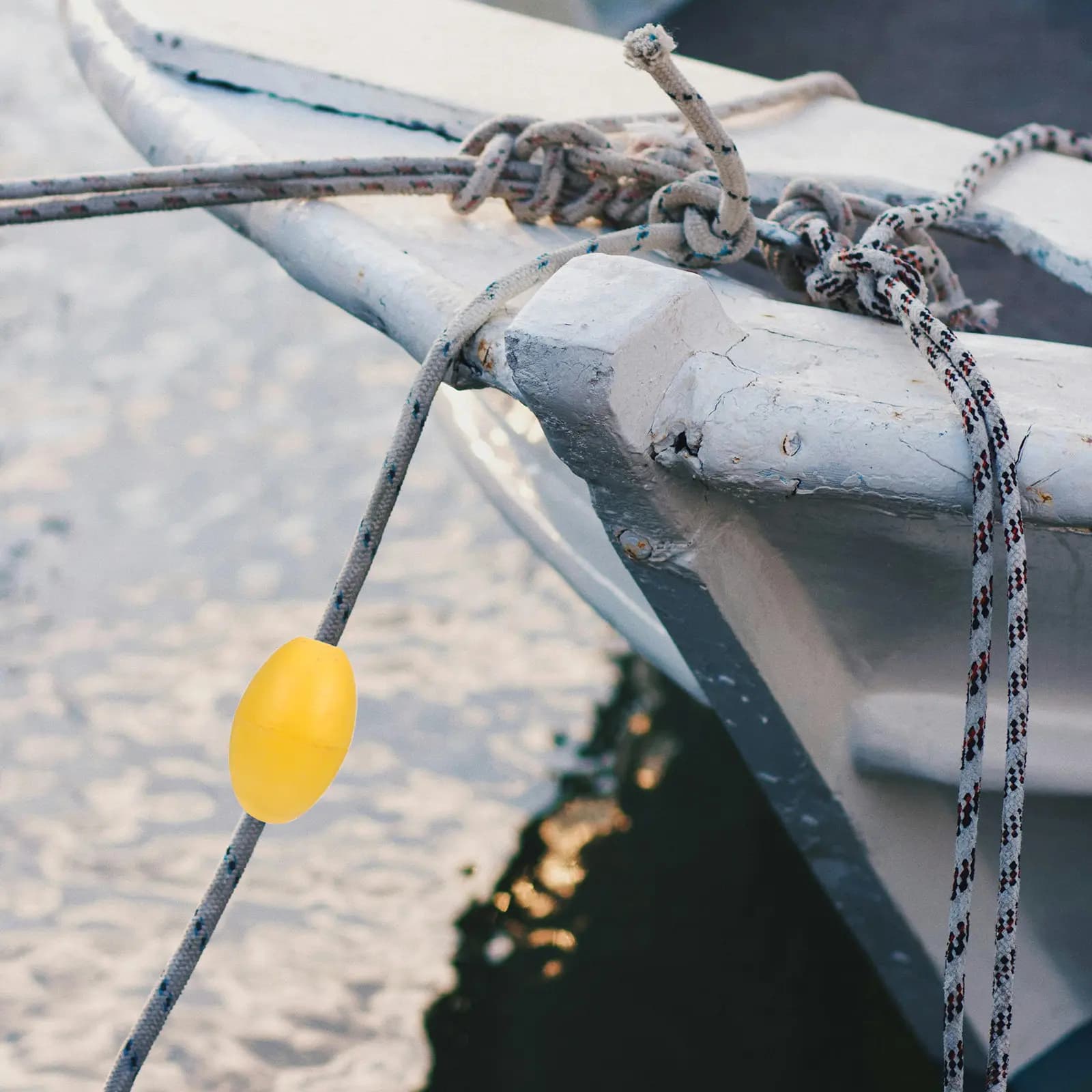 Set di Boe Ancoraggio Ovali Galleggianti per Kayak, Yacht, Pesca e Uso Marino - Altamente Visibili, Giallo Rosso Brillante, Leggeri e Portatili