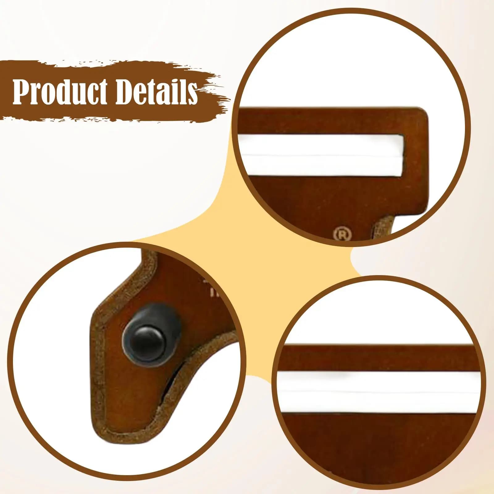 Supporto da Parete per Chitarra Facile da Installare, Gancio per Strumenti Musicali, Supporto a Muro con Slot per Conservazione Plettri