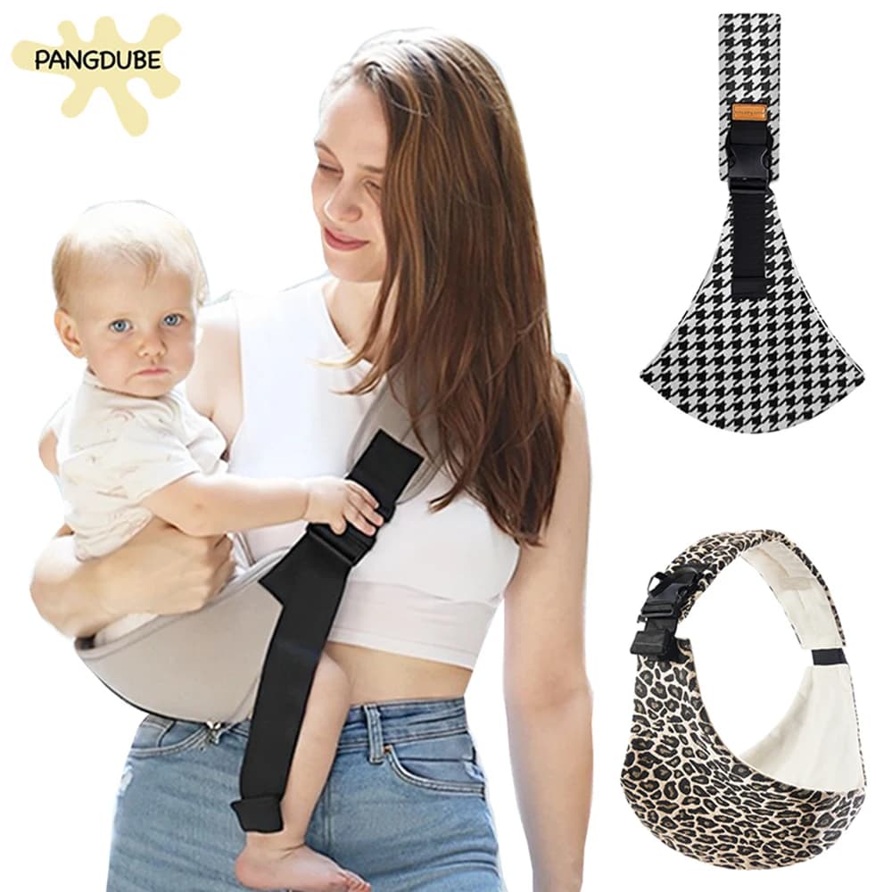 Marsupio Ergonomico PANGDUBE con Seduta per Neonati e Bambini, Design Traspirante in Rete, Supporto Lombare, Mani Libere