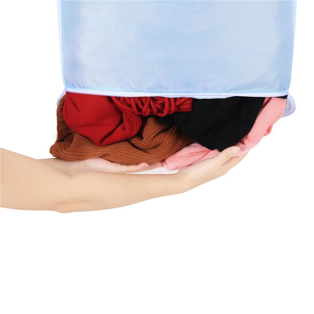 Cesto portabiancheria da appendere alla porta, in tessuto Oxford, salvaspazio per armadio, camera da letto, bagno, organizer per vestiti e biancheria.