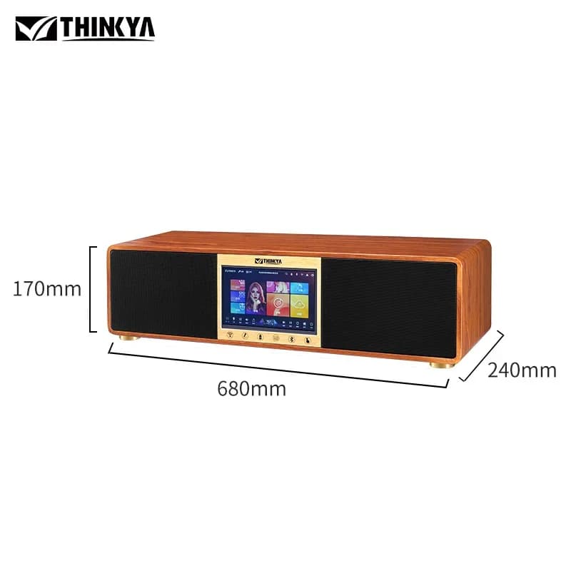 soundbar Home ktv set di altoparlanti set completo di macchina per karaoke touch screen altoparlante per canto karaoke domestico all-in-one