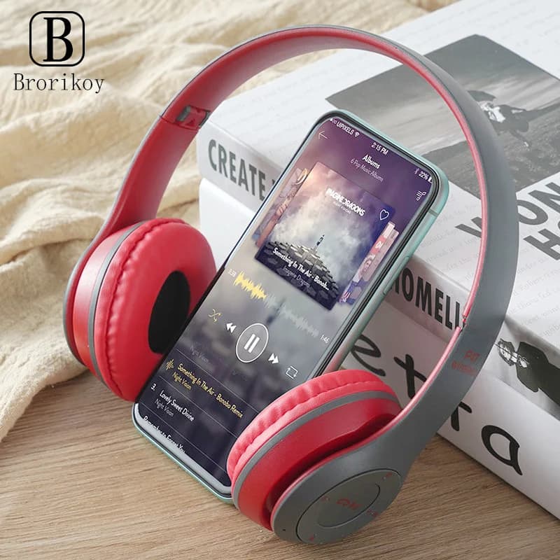 Bluetooth Head Phone Headphones for iPhone Huawei