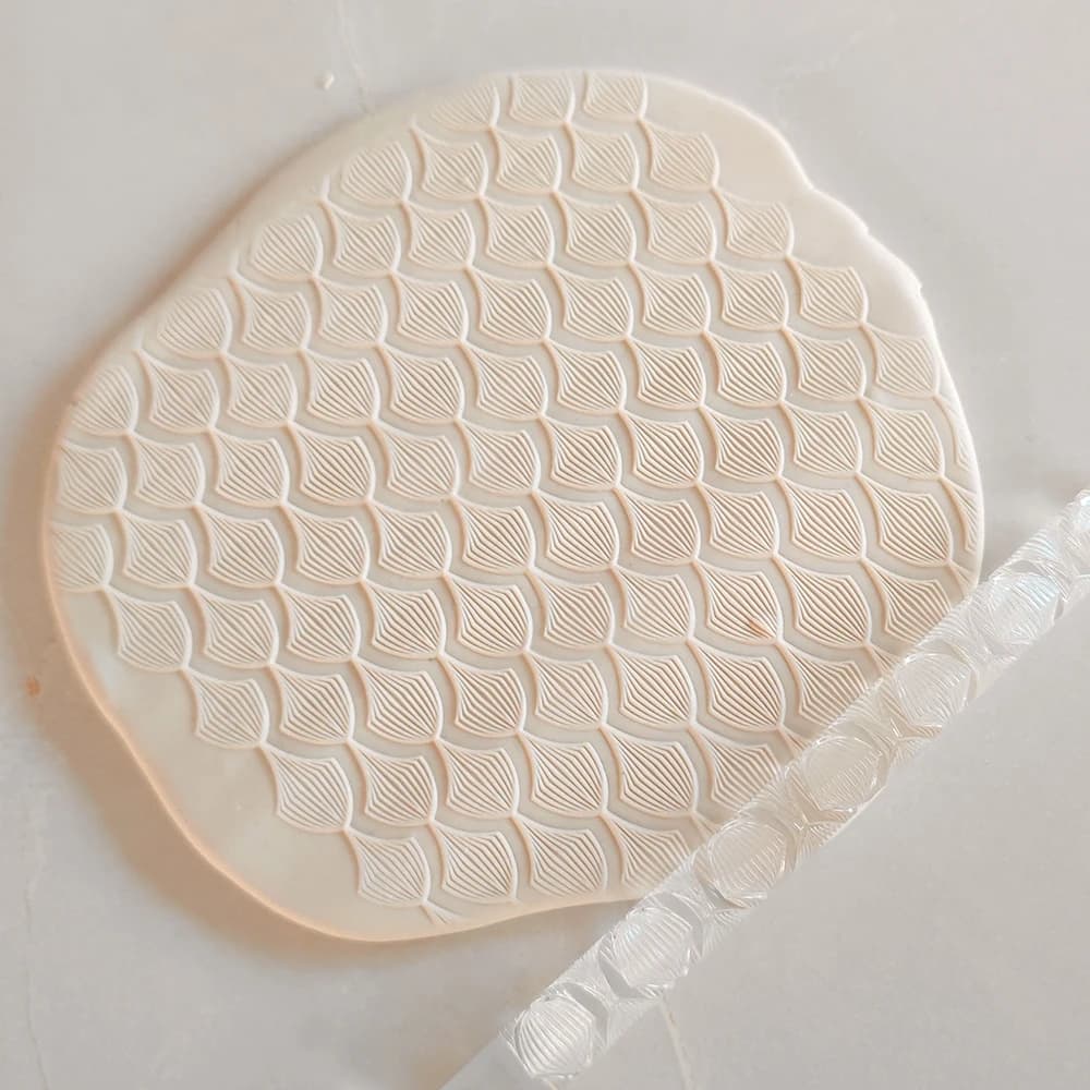 Kitchen Appliances Pastry Cookie Dough Pies Crust Or Clay Art Projects With Patterns Transparent Acrylic Rolling Pin