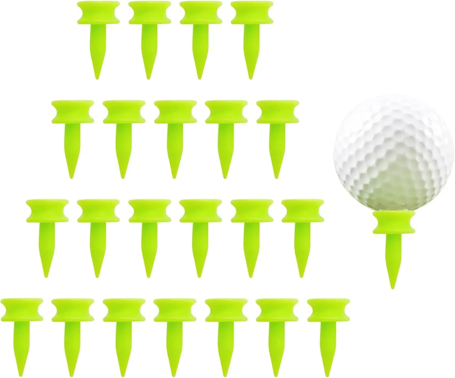 100pcs High-quality Golf Tees/golf Studs/training Aids/suitable for Golf Practice and Competition/excellent Gifts for Golf Fans