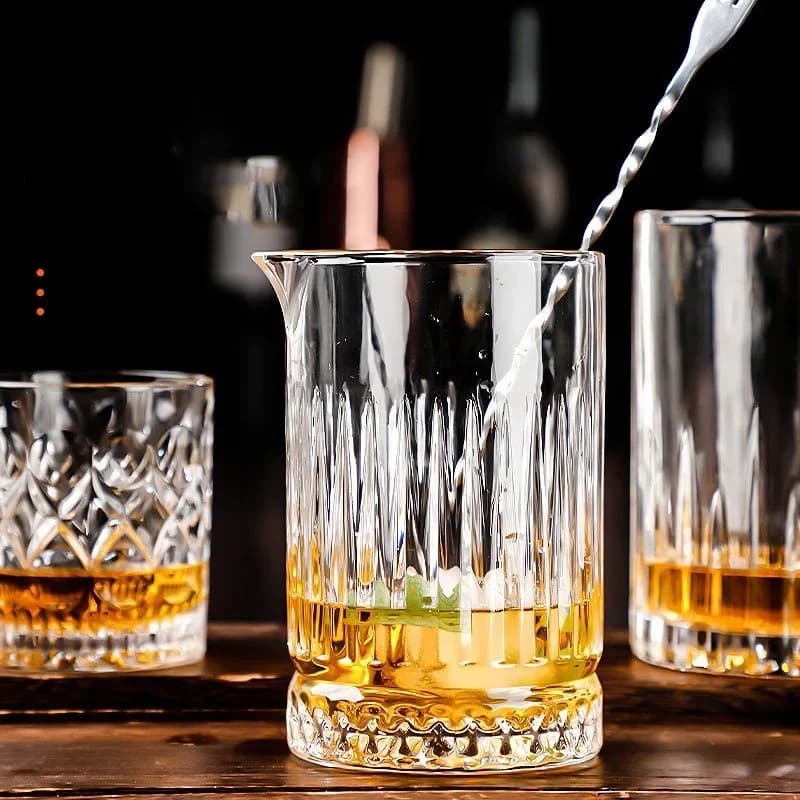 Shaker per cocktail da 700 ml, bicchiere per whisky, tazza professionale per mescolare cocktail, bicchieri per miscelare vino, strumento da bar per barman