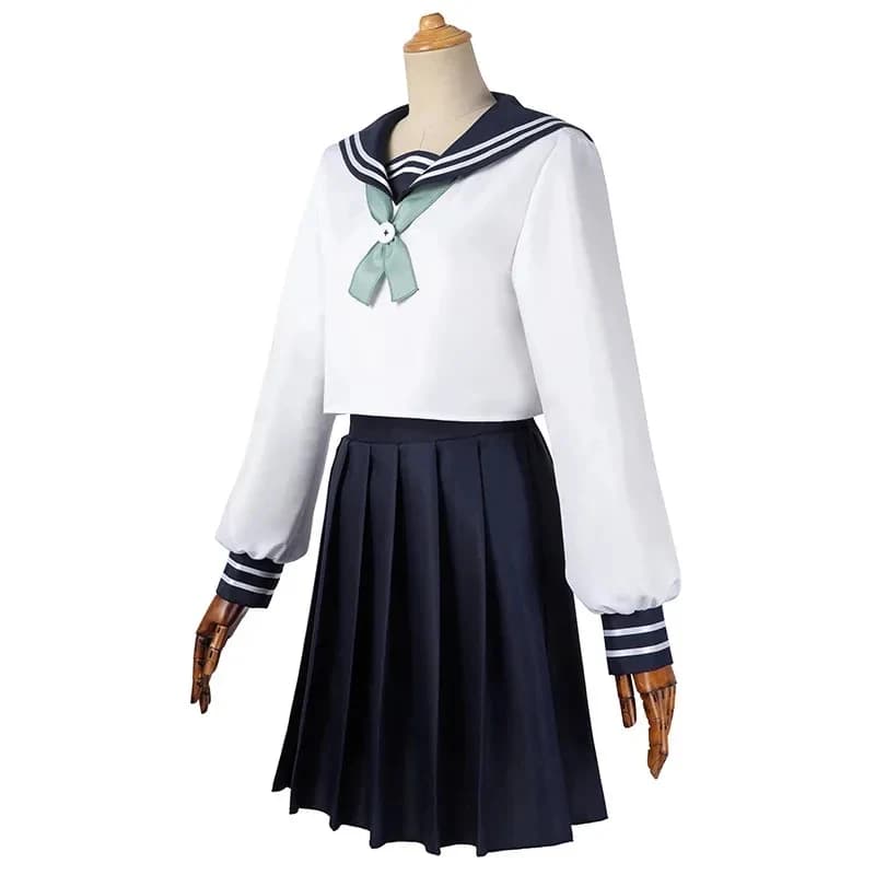 Costume Cosplay Anime Jujutsu Kaisen Amanai Riko 2025 per Donna, Uniforme Scolastica con Gonna per Halloween