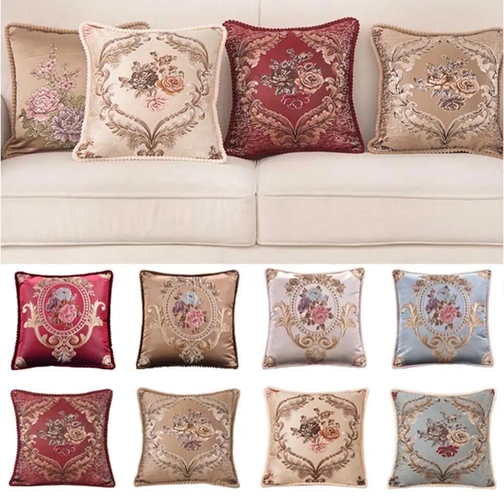 48x48cm fodera per cuscino in europa americana federa per cuscino posteriore per divano per la casa fodera per cuscino decorativo per auto federa per cuscino
