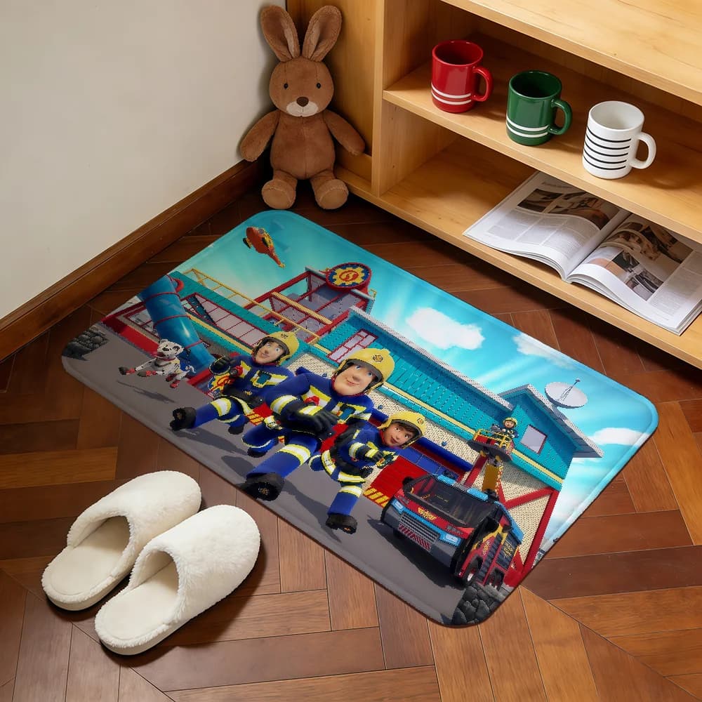 Tappetino Divertente con Personaggi dei Cartoni Animati, Tappeto per Casa, Camera da Letto, Cucina, Bagno, Corridoio, Balcone, Ingresso, Decorazione per la Casa