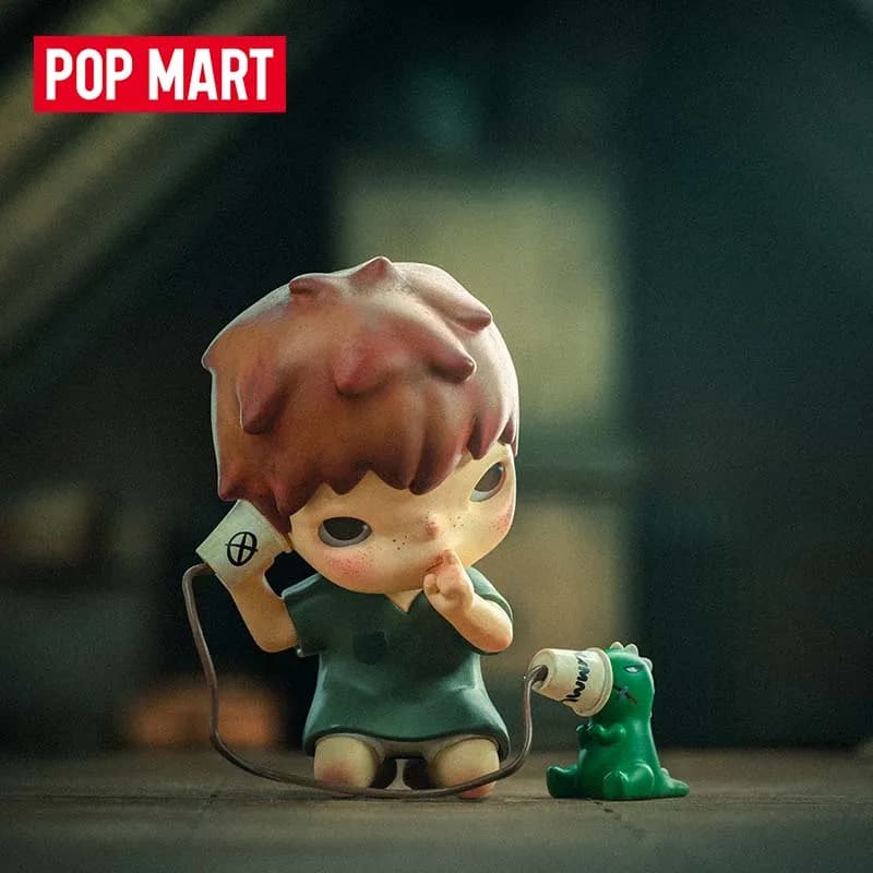 POP MART Hirono Mime Series Blind Box Toys Cute Action Anime Figure Desktop Ornament Collection Genuine Mystery Box