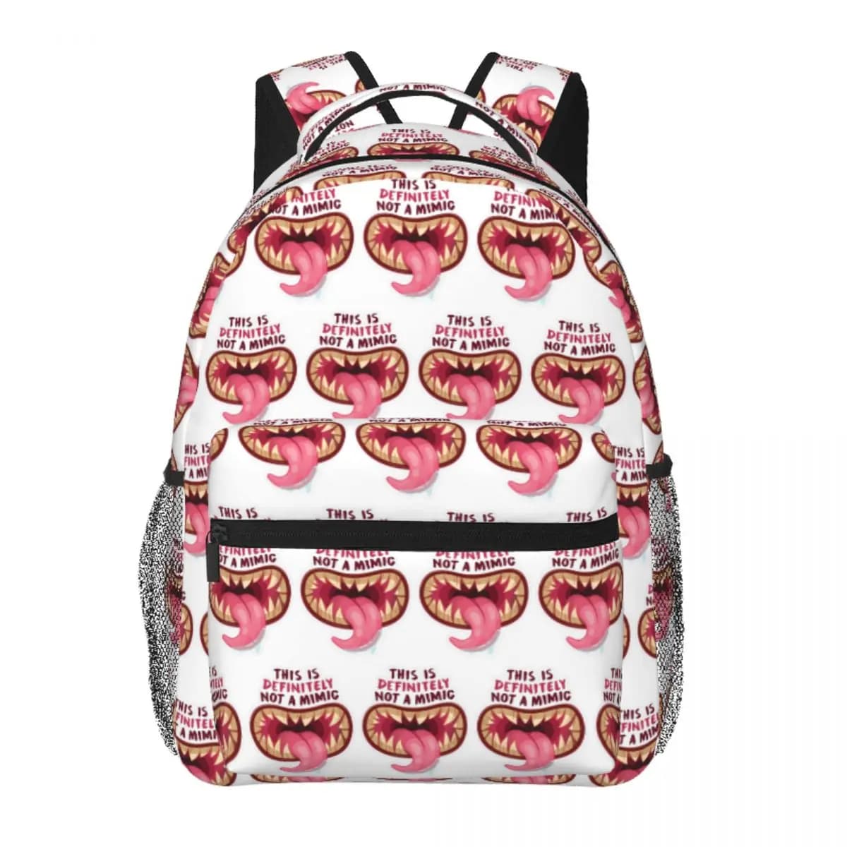 DnD Mimic Backpack Student Boys Girls BookBag Children School Bag Computer Shoulder Bags for Men Women