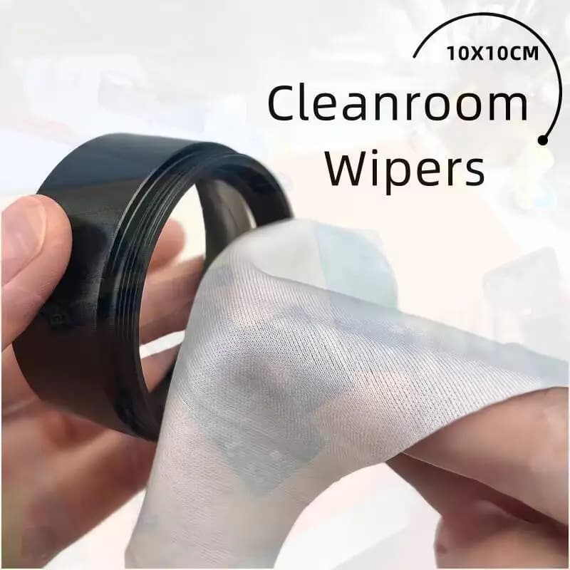 Professional Microfiber Cleaning Wipes 10x10cm Ultra-Soft Lint-Free Fabric for Screens Laptops VR Headsets with Instant Drying‌