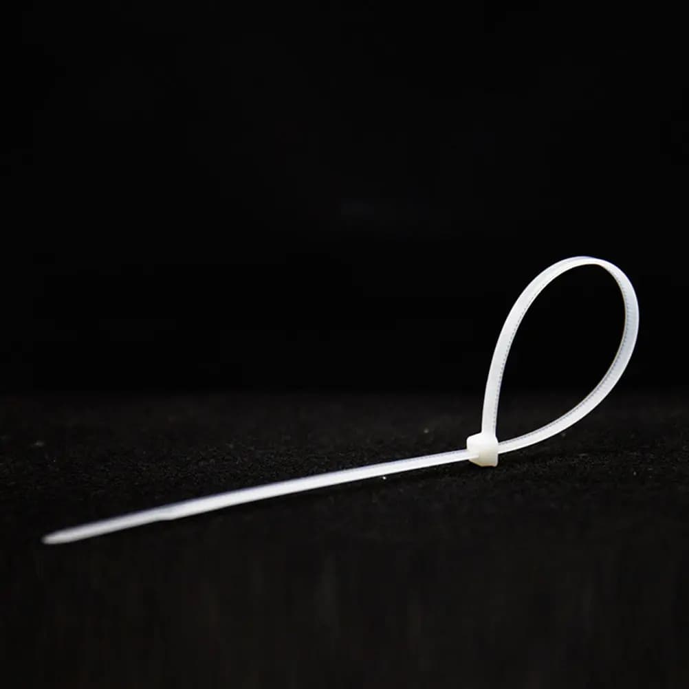 500Pcs Plastic Self-Locking Cable Ties Flexible Nylon Fasteners for Office Home Garage Wire Organization Nylon Cable Ties
